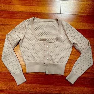 MAJE light pink cardigan - small